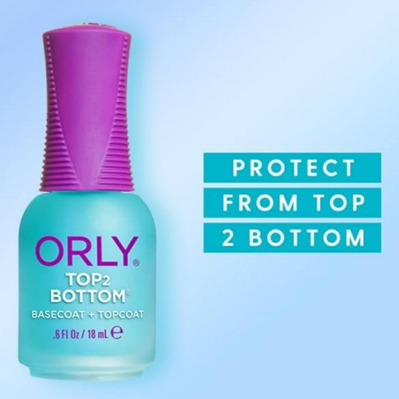 Orly Nail Treatments BASECOAT (Top 2 Bottom) and TOPCOAT (Won't Chip), 0.6 oz - Picture 6 of 7